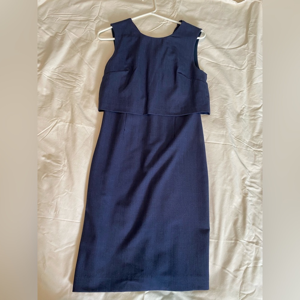 Banana Republic Navy Midi Dress
